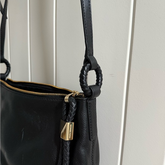 Michael Kors Black Crossbody Bag with Gold Accents - Picture 3 of 6